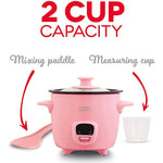 Mini Rice Cooker Steamer With Removable Nonstick Pot Keep Warm Function Recipe Guide