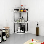 3-Tier Corner Bathroom Organizer Countertop for Storage