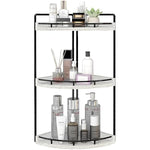 3-Tier Corner Bathroom Organizer Countertop for Storage