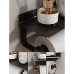 Hand Towel Holder With Shelf for Bathroom