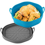 2 Pack Reusable Airfryer Basket Tray Accessories