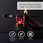 Non Slip Spoon Holder Stove Organizer And Steam Releaser