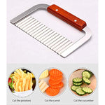 Crinkle Potato Cutter With Upgraded Stainless Steel Blade