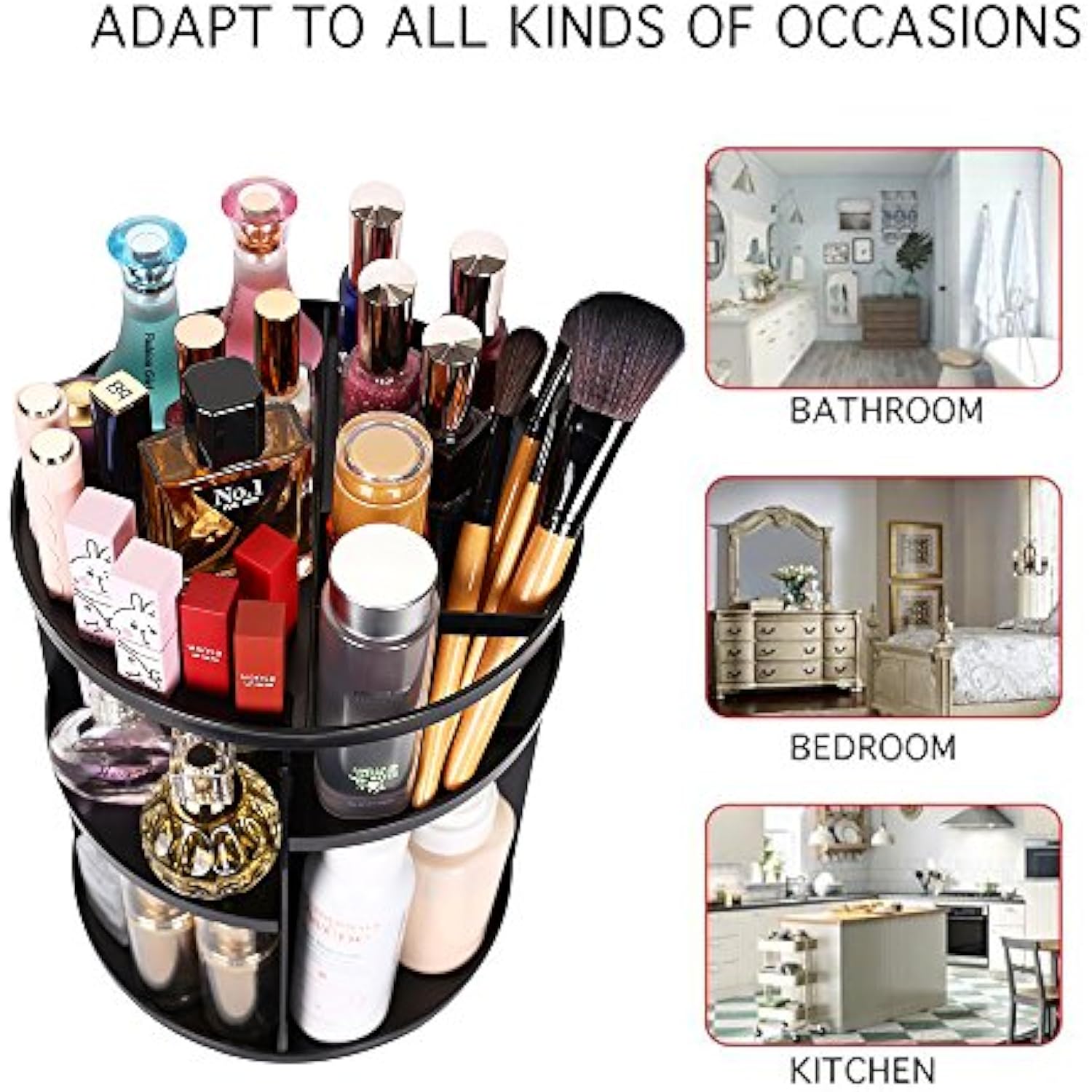 DIY Detachable Spinning Cosmetic Makeup Caddy Storage – BlessMyBucket