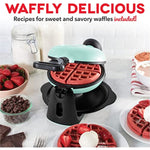 Belgian Waffle Maker With Non Stick Coating For Individual 1 Thick Waffles