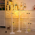 96 LED Birch Tree Lights for Outdoor Thanksgiving Decorations