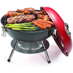 Portable Charcoal Grill 14 Red