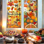 Double Sided Fall Turkey Window Stickers Deals Decor for Home