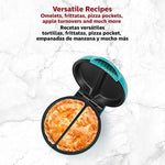 Non Stick Omelet Frittata Maker Teal Stainless Steel Makes 2 Individual Portions Quick Easy