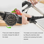 Adjustable Mandolin Slicer Vegetable Slicer For Onion Potato Carrot With Cut Resistant Gloves