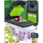 Multi-Blade-French-Fry-Cutter-&-Veggie-Dicer-With-Catch-Tray,-Fingerguard-And-More-Kitchen-Gadgets