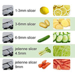 Adjustable Mandolin Slicer Vegetable Slicer For Onion Potato Carrot With Cut Resistant Gloves