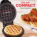 Mini Waffle Maker Machine For Individuals Paninis Hash Browns