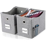 Metal Sliding Rail For Letter Size File Storage Box with Extra Pocket Storage