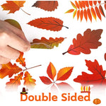 Double Sided Fall Turkey Window Stickers Deals Decor for Home