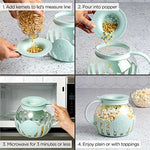 Micro Pop Microwave Popcorn Popper With Temperature Safe Glass