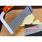 Crinkle Potato Cutter With Upgraded Stainless Steel Blade