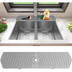 Longer Silicone Sink Mat For Kitchen Bathroom