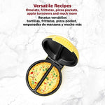 Non Stick Omelet Frittata Maker Makes 2 Individual Portions Quick Easy