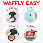 Mini Waffle Bowl Maker For Breakfast Burrito Bowls Ice Cream And Other Sweet Deserts