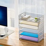 Mesh Desk File Organizer with Handle