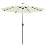 Outdoor Table Umbrella With 8 Sturdy Ribs