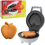 Mini Apple Waffle Maker Make Breakfast Special For Kids Or Adults Comes With Individual 4 Inch Waffler Iron