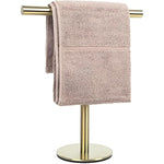 T-Shape Stainless Steel Hand Towel Holder for Bathroom