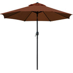 Outdoor Table Umbrella With 8 Sturdy Ribs