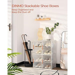 Clear Shoe Storage Organizer, Space Saving for Closet