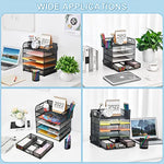 Mesh Desk File Organizer with Handle