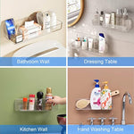 Plastic Wall Mount Organizer With Self Adhesive Tape