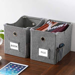 Metal Sliding Rail For Letter Size File Storage Box with Extra Pocket Storage