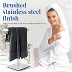 T-Shape Stainless Steel Hand Towel Holder for Bathroom