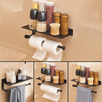 Hand Towel Holder With Shelf for Bathroom