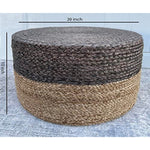 Traditional Cord Boho Pouffe For The Living Room