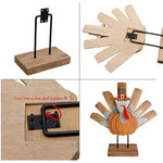 Wooden Indoor Tabletop Turkey Decor for Thanksgiving