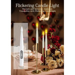 3D Warm Light LED Flameless Candles Battery Operated