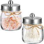 Mason Jar Decor Bathroom Vanity Storage Organizer Canister