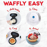 Mini Waffle Bowl Maker For Breakfast Burrito Bowls Ice Cream And Other Sweet Deserts