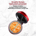 Non Stick Omelet Frittata Maker Teal Stainless Steel Makes 2 Individual Portions Quick Easy