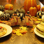 Wooden Indoor Tabletop Turkey Decor for Thanksgiving