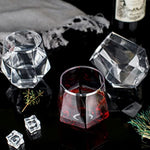 Stemless Diamond Shaped Wine Glasses For Serving Wine Cocktail Whiskey