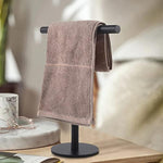 T-Shape Stainless Steel Hand Towel Holder for Bathroom