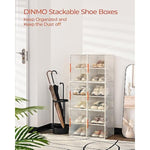 Clear Shoe Storage Organizer, Space Saving for Closet