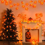 Fall Garland Lights Waterproof for Autumn Garland Thanksgiving