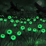 2PACK Scary Eyeballs Solar Garden Lights Halloween Decorations Outdoor