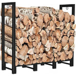 Outdoor Firewood Rack Holder For Fireplace Wood Storage