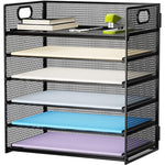 Mesh Desk File Organizer with Handle