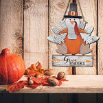 Wooden Indoor Tabletop Turkey Decor for Thanksgiving